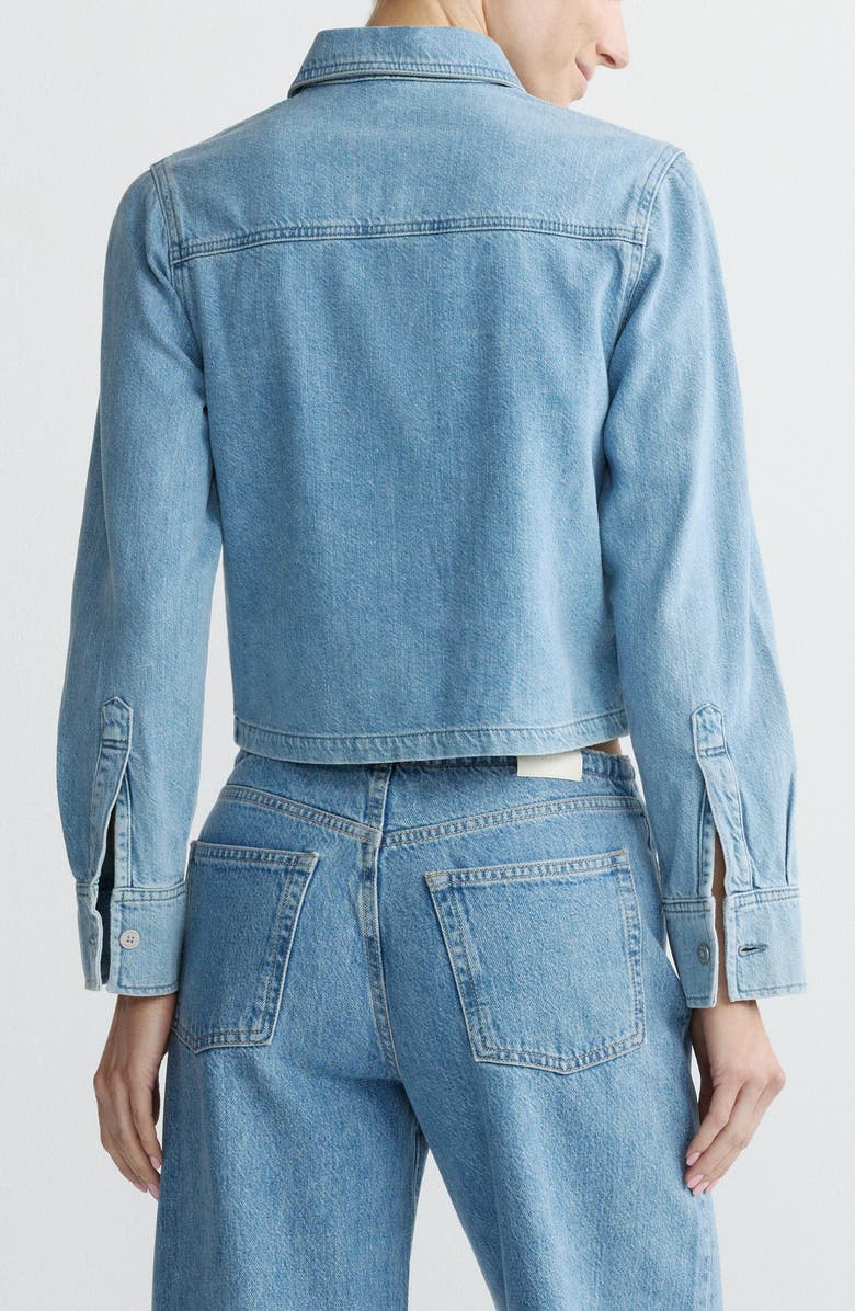 DL1961 Montauk Aura Button-Up Denim Top, Alternate, color, Rhone Aura