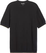 Emporio Armani Tipped Chevron Knit T-Shirt