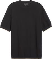Emporio Armani Tipped Chevron Knit T-Shirt