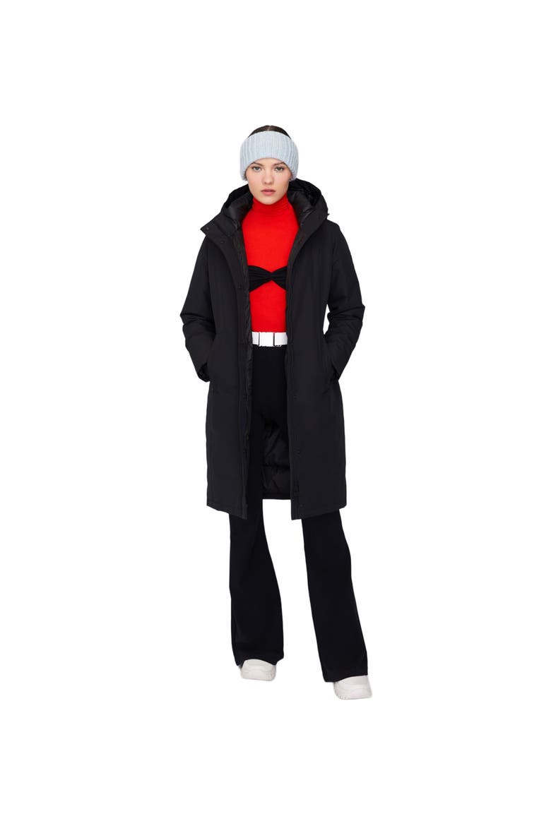 FERMONT | Hooded Down Winter Jacket, Alternate, color, Black