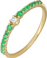 Bony Levy El Mar 18K Gold Gemstone & Diamond Stackable Ring