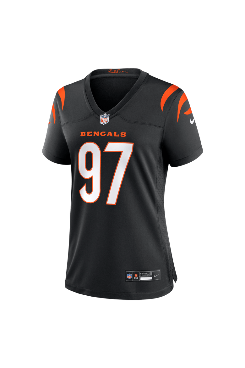 Women's Nike Dexter Lawrence II Black Cincinnati Bengals Game Jersey, Alternate, color, Black