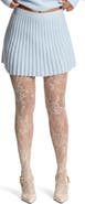 Naked Wardrobe Rib Sweater Flare Miniskirt