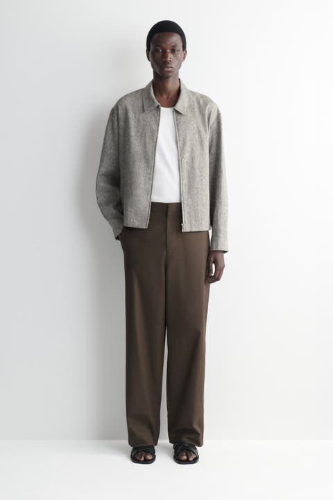 Cotton Wide-leg Pants
