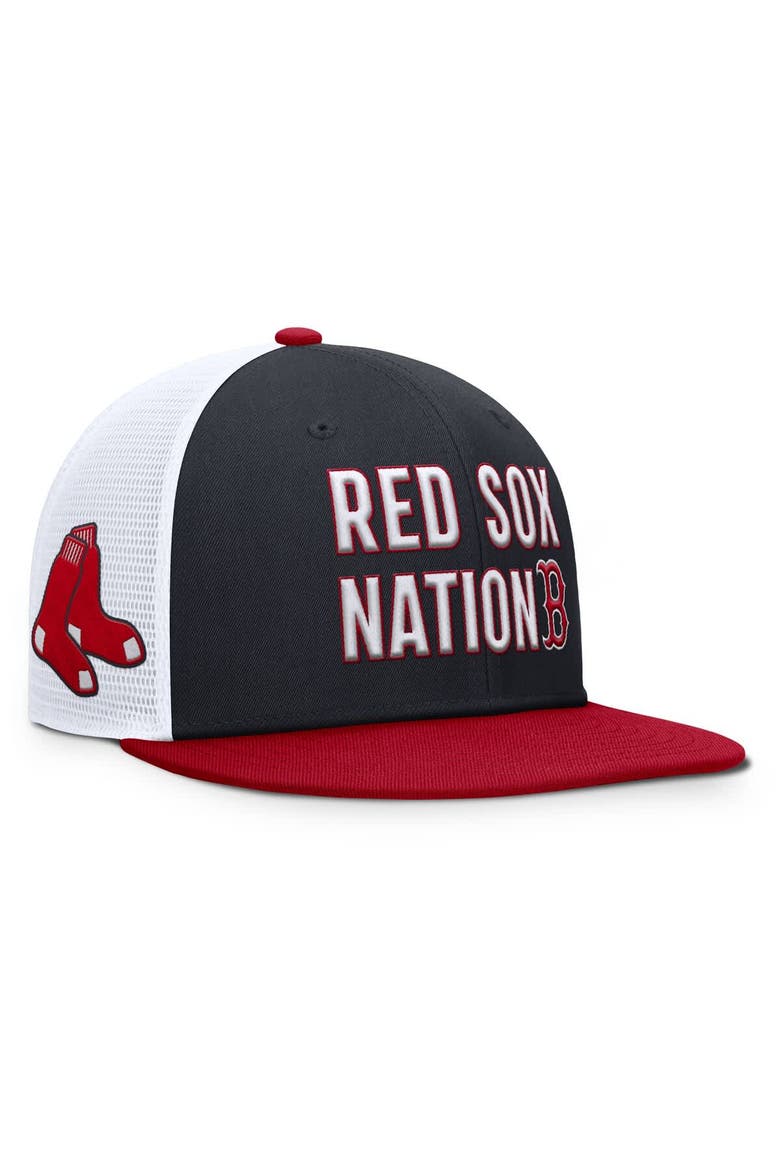 Men's Nike  Navy Boston Red Sox Pro Trucker Snapback Hat, Main, color, Navy
