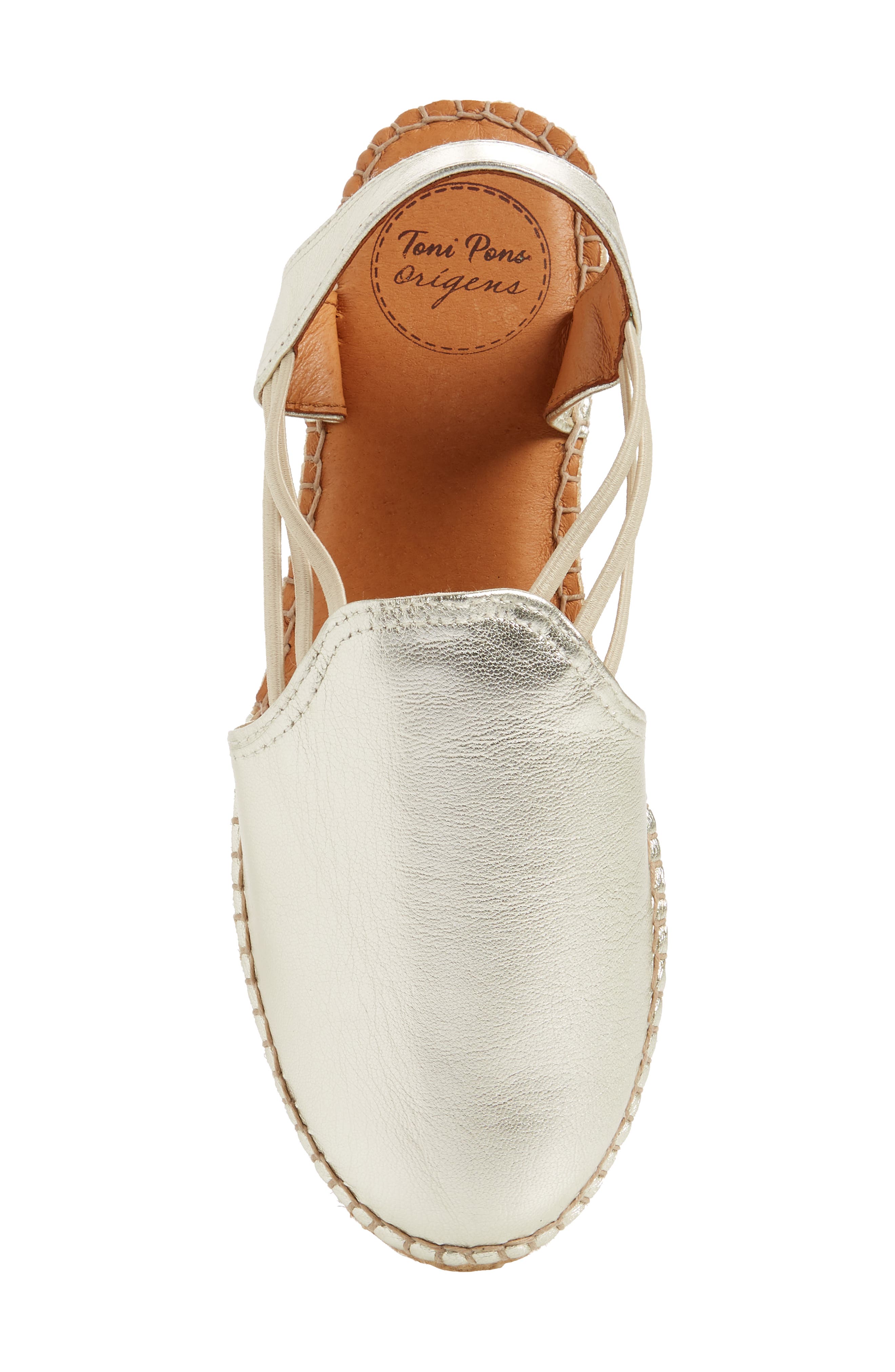 Toni Pons Noelia Espadrille Slip-On, Alternate, color, Platinum Leather