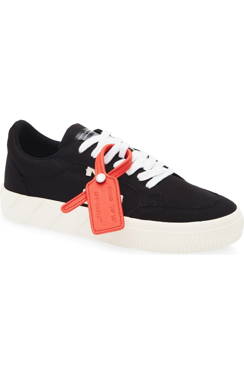Off-White Low Vulcanized Canvas Sneaker, Main, color,