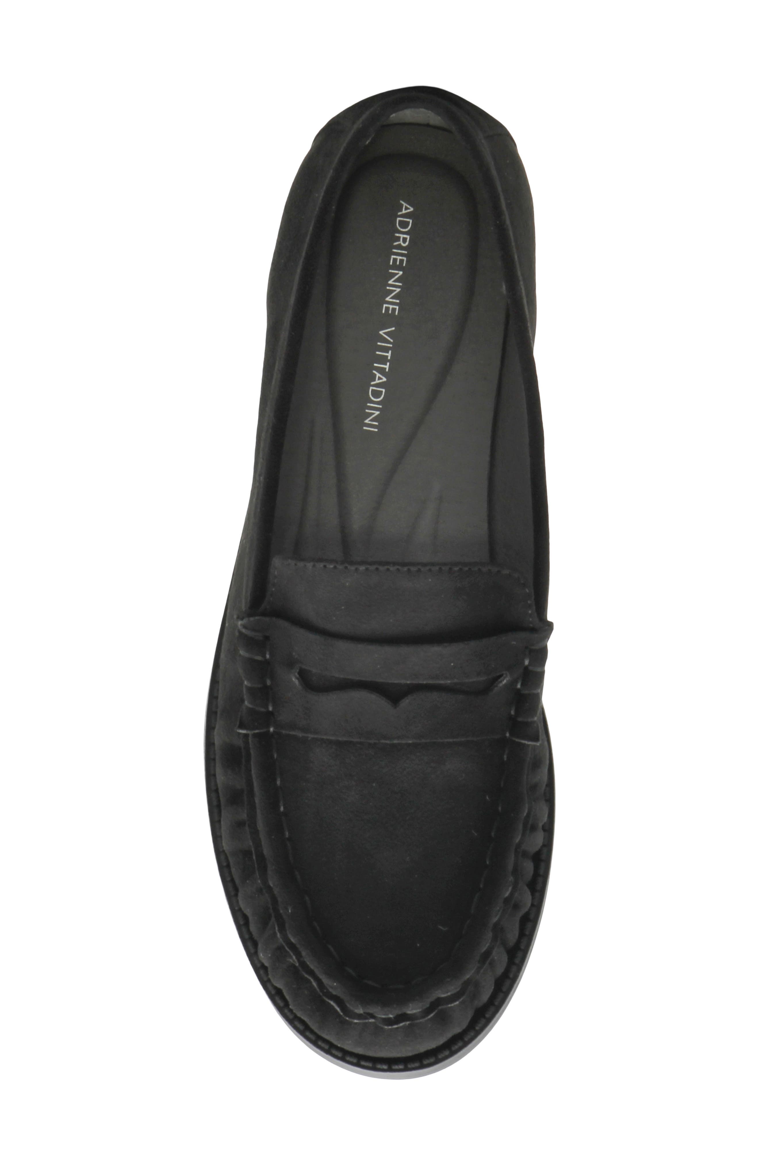 Wink Faux Leather Loafer, Alternate, color, BLACK SU