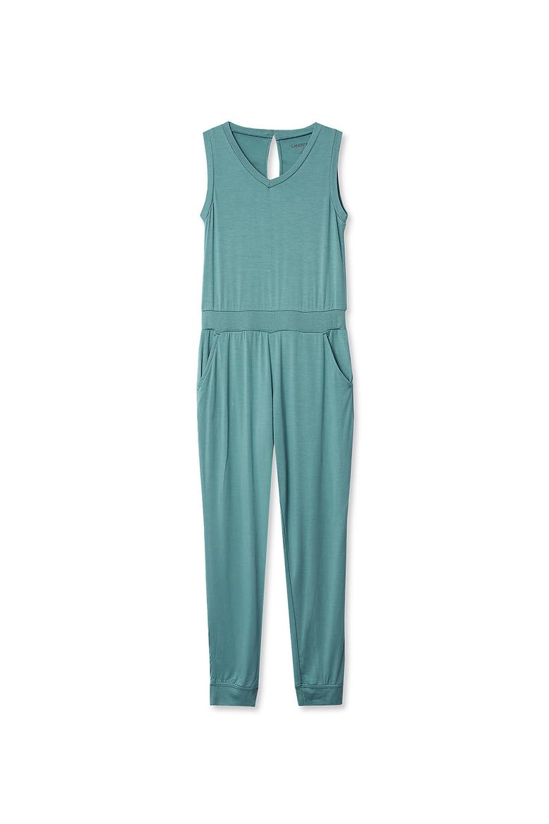 Girls Casual Knit Jumpsuit, Main, color, Oil Blue