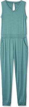 Lands' End Girls Casual Knit Jumpsuit