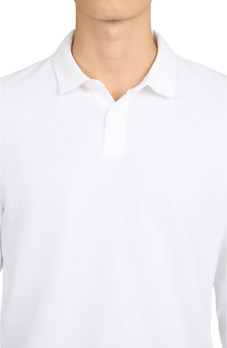Onia Long Sleeve Pique Polo, Alternate, color, 