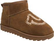 True Religion Dua Faux Suede Horseshoe Logo Boot