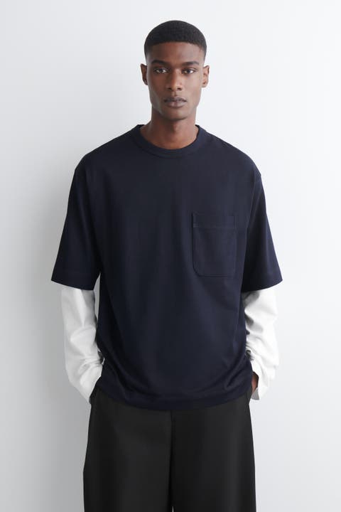 Oversized Pocket-Detail T-Shirt
