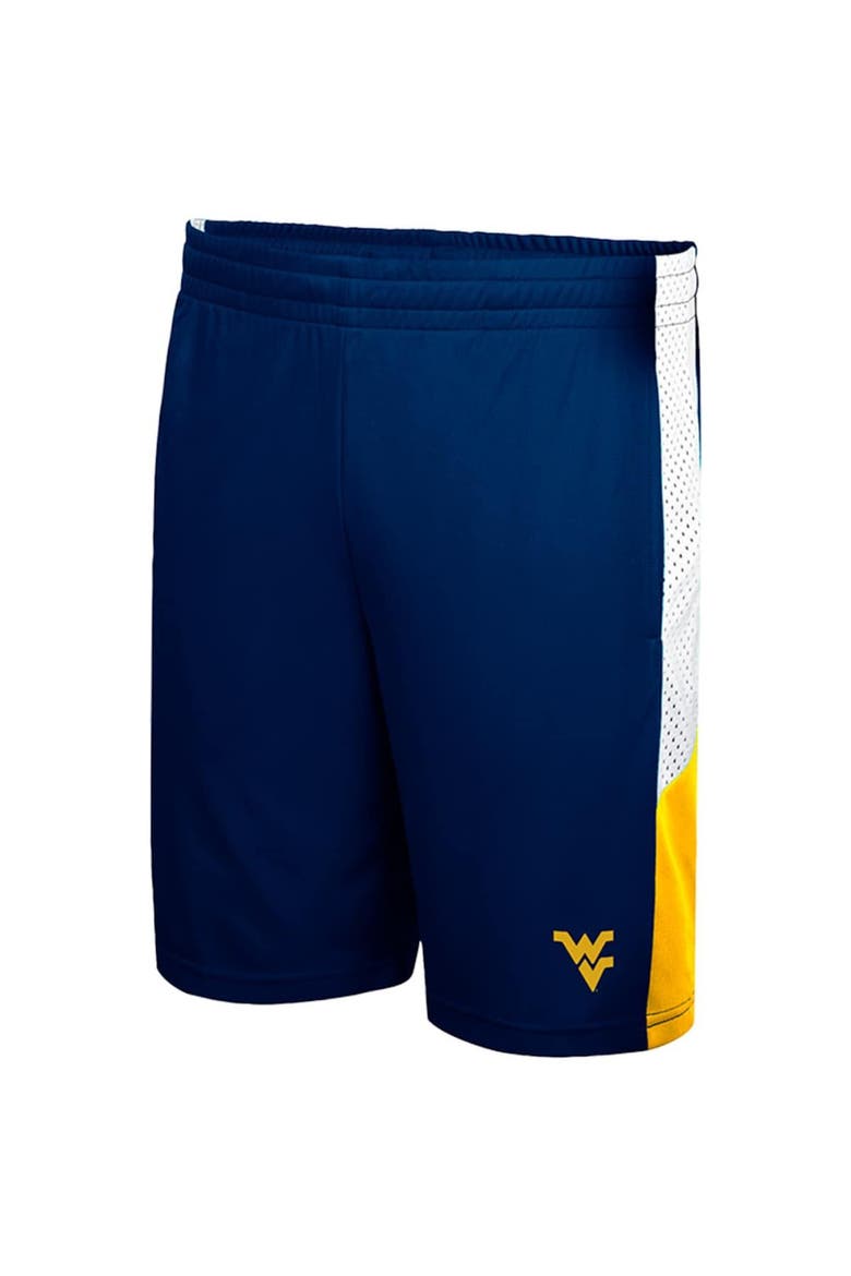 Men's Colosseum Navy West Virginia Mountaineers Very Thorough Shorts, Main, color, Navy
