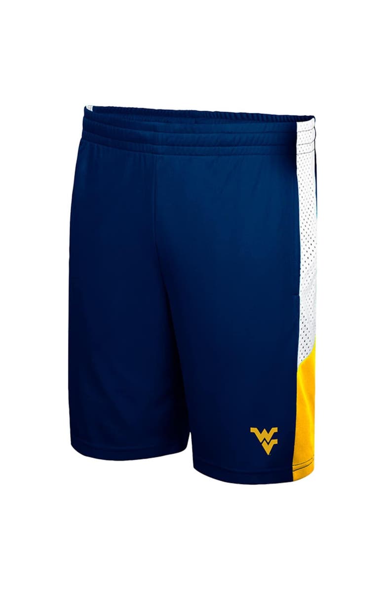 COLOSSEUM Men's Colosseum Navy West Virginia Mountaineers Very Thorough Shorts, Main, color, 