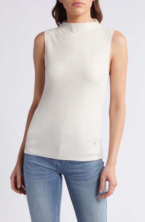 Emi Sleeveless Cotton Rib Top