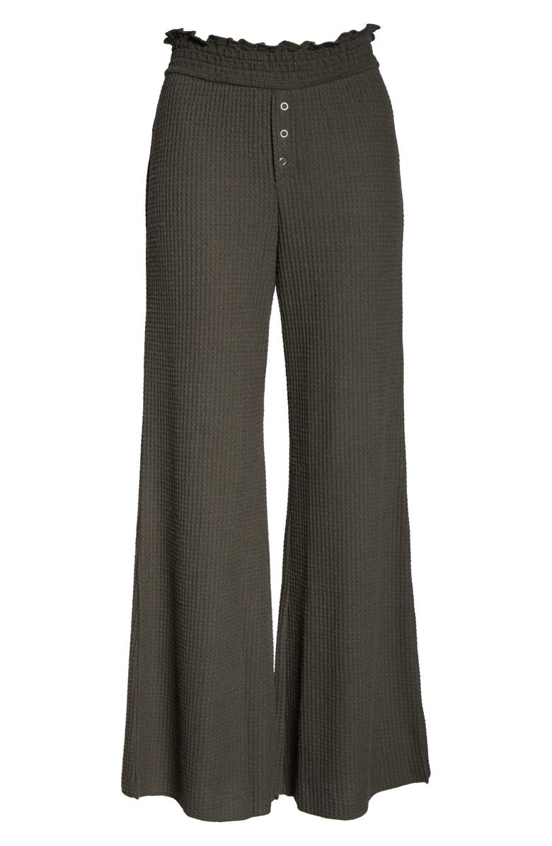 BP. Smocked Thermal Lounge Pants, Alternate, color, 