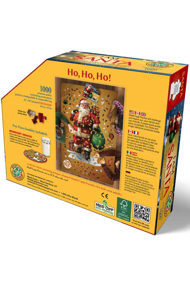 I Am Santa 1000 Piece Jigsaw Puzzle, Alternate, color, Multicolored