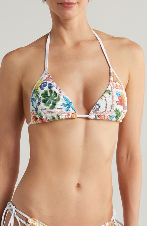 Cleonie Bells Bikini Top In Tropicana