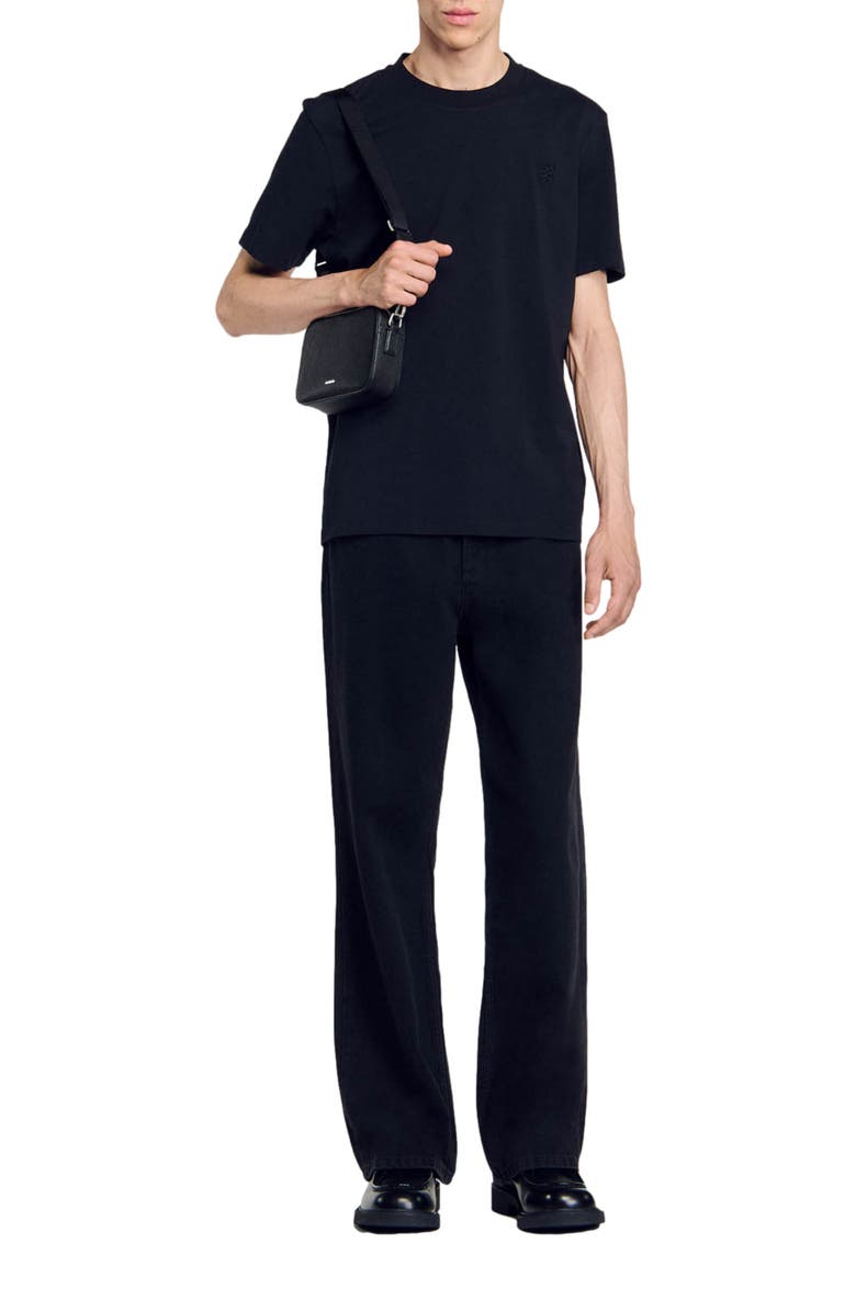 SANDRO Cotton T-shirt, Alternate, color, 