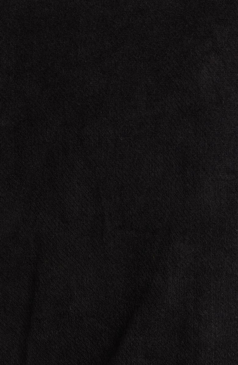 Free People Lotty Velvet Jacket, Alternate, color, Black