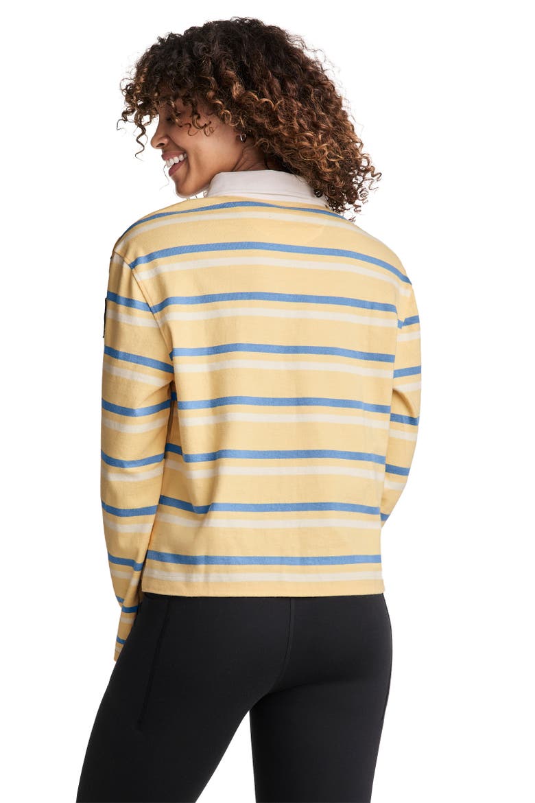 Women's 1876 Collection Cropped Rugby Polo, Alternate, color, 1876 Campfire