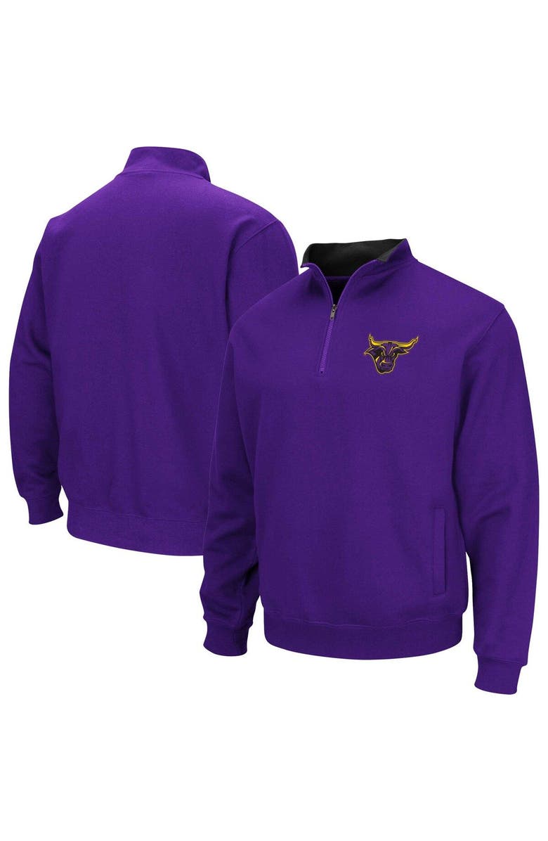 COLOSSEUM Men's Colosseum Purple Minnesota State University Mankato Tortugas Quarter-Zip Sweatshirt, Main, color, Purple