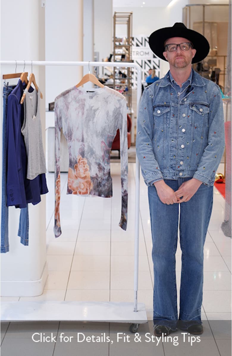 North Bay Print Fitted Sweater, sales video thumbnail