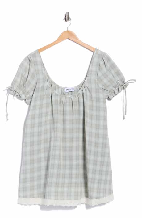 Embracing Puff Sleeve Swing Dress