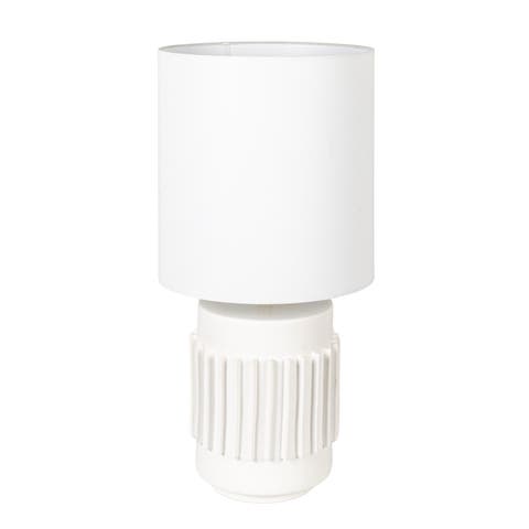 Table Lamp with Raised Design