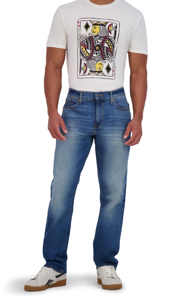 Lucky Brand 221 Straight Leg Jeans, Alternate, color, Riverbed