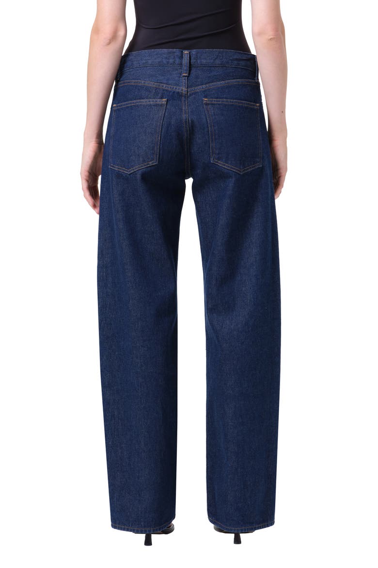 Arc High Waist Loose Wide Leg Jeans, Alternate, color, RINSE RINSE INDIGO