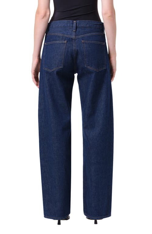 Agolde Arc High Waist Loose Wide Leg Jeans In Blue