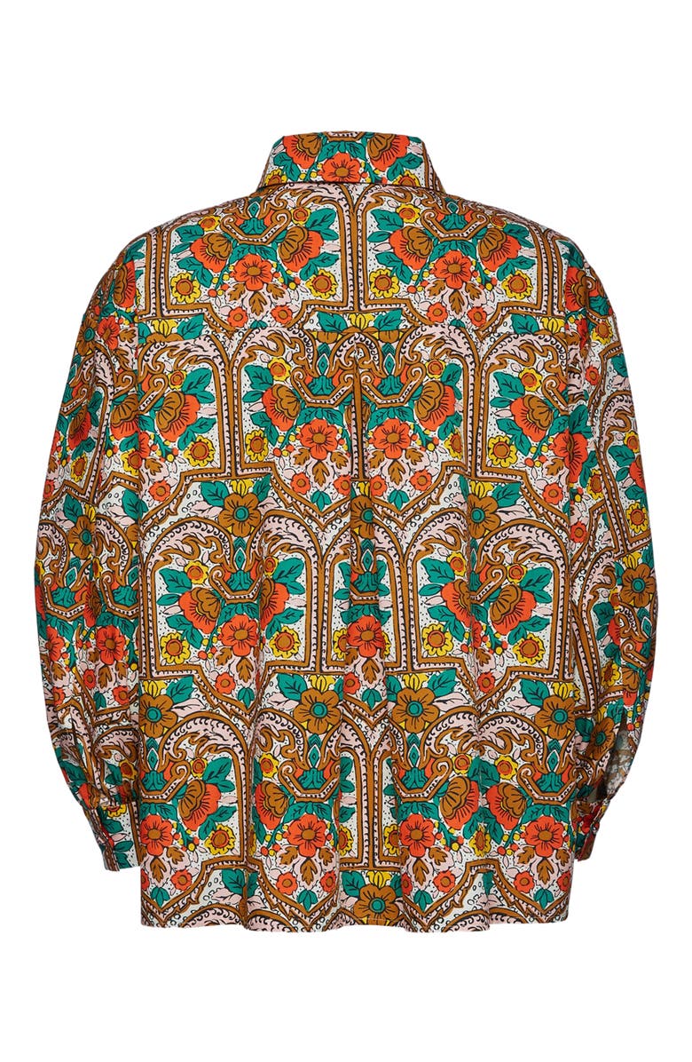 La DoubleJ Poet Shirt Corte White Rust, Alternate, color, Corte White Rust