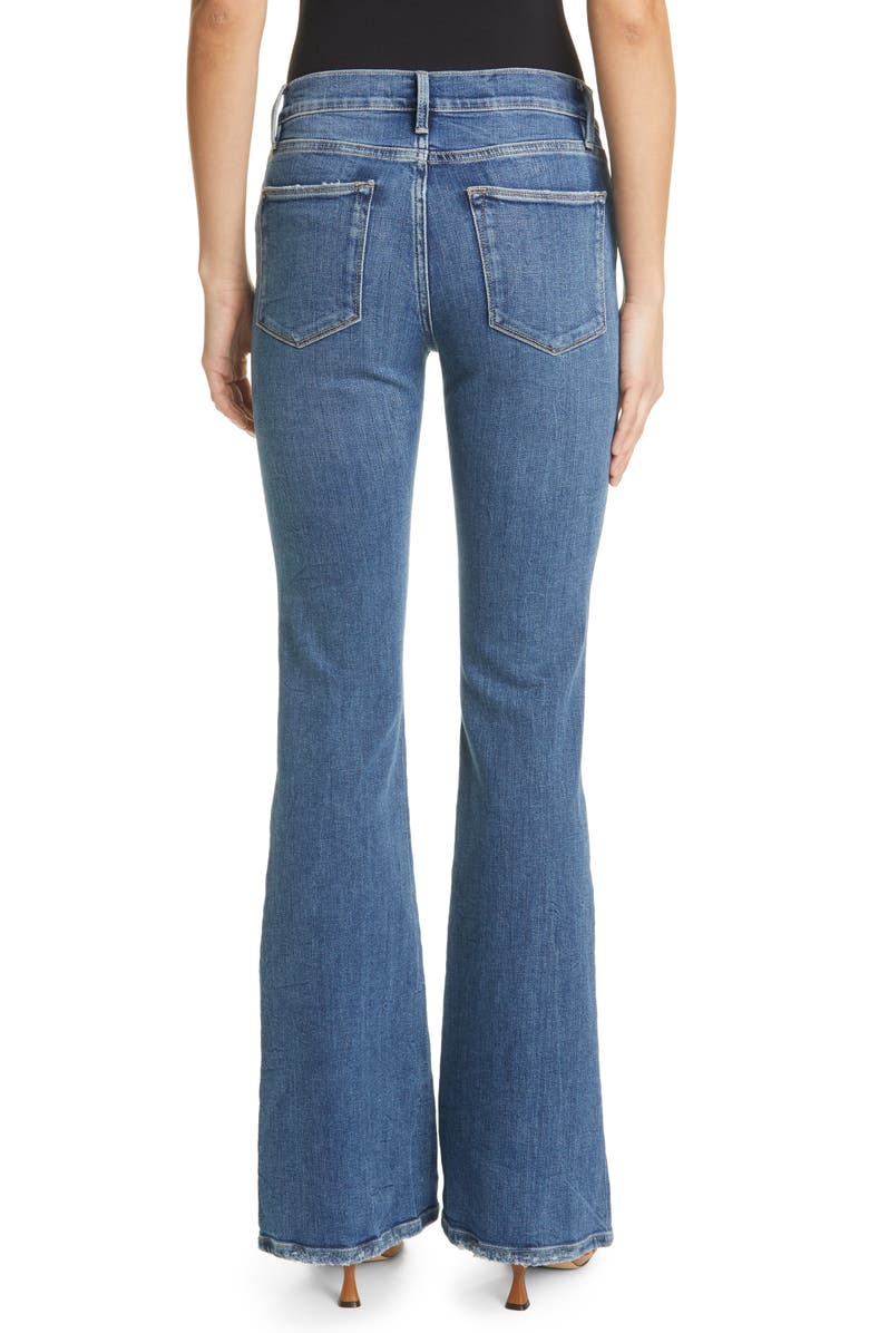 FRAME Le High Waist Flare Jeans, Alternate, color, 