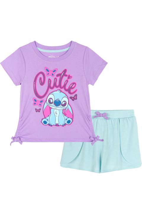 Lilo & Stitch T-Shirt and Bubble Shorts Set