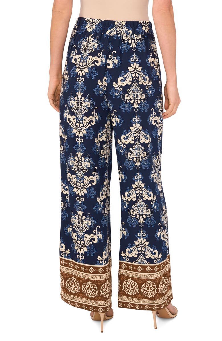 Halogen<sup>®</sup> Paisley Wide Leg Pants, Alternate, color,