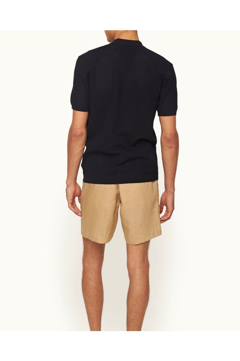 Alex Piping Relaxed-Fit Shorts, Alternate, color, BISCUIT/DAMSON