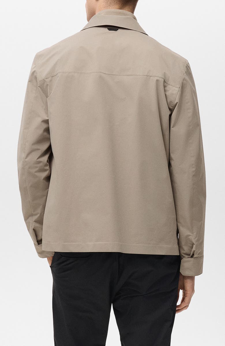 MANGO Water Repellent Shirt Jacket, Alternate, color,