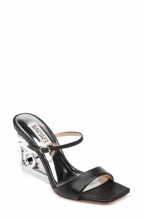 Badgley Mischka Collection Luna Wedge Slide Sandal