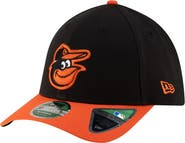 New Era Men's New Era Black Baltimore Orioles Player Replica 39THIRTY M-Crown Flex Hat