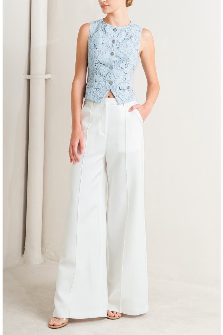 Lace Vest, Alternate, color, LIGHT BLUE