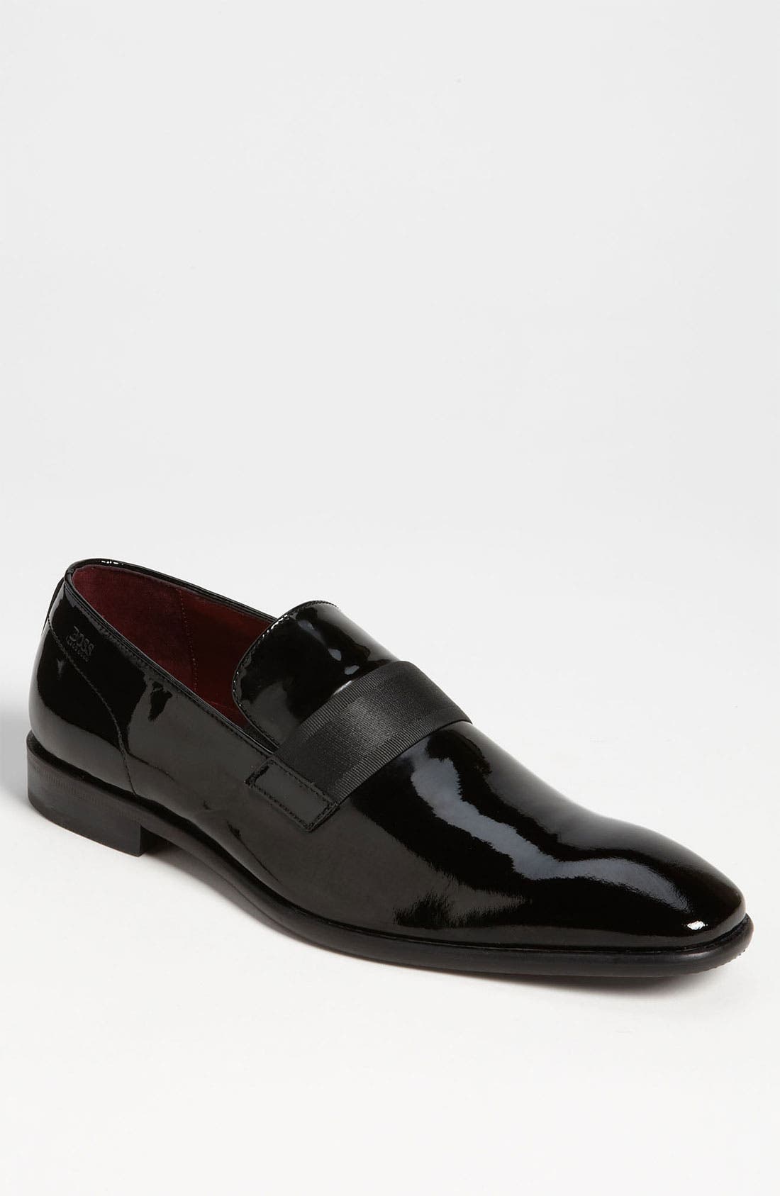 BOSS 'Mellion' Patent Loafer, Main, color, 