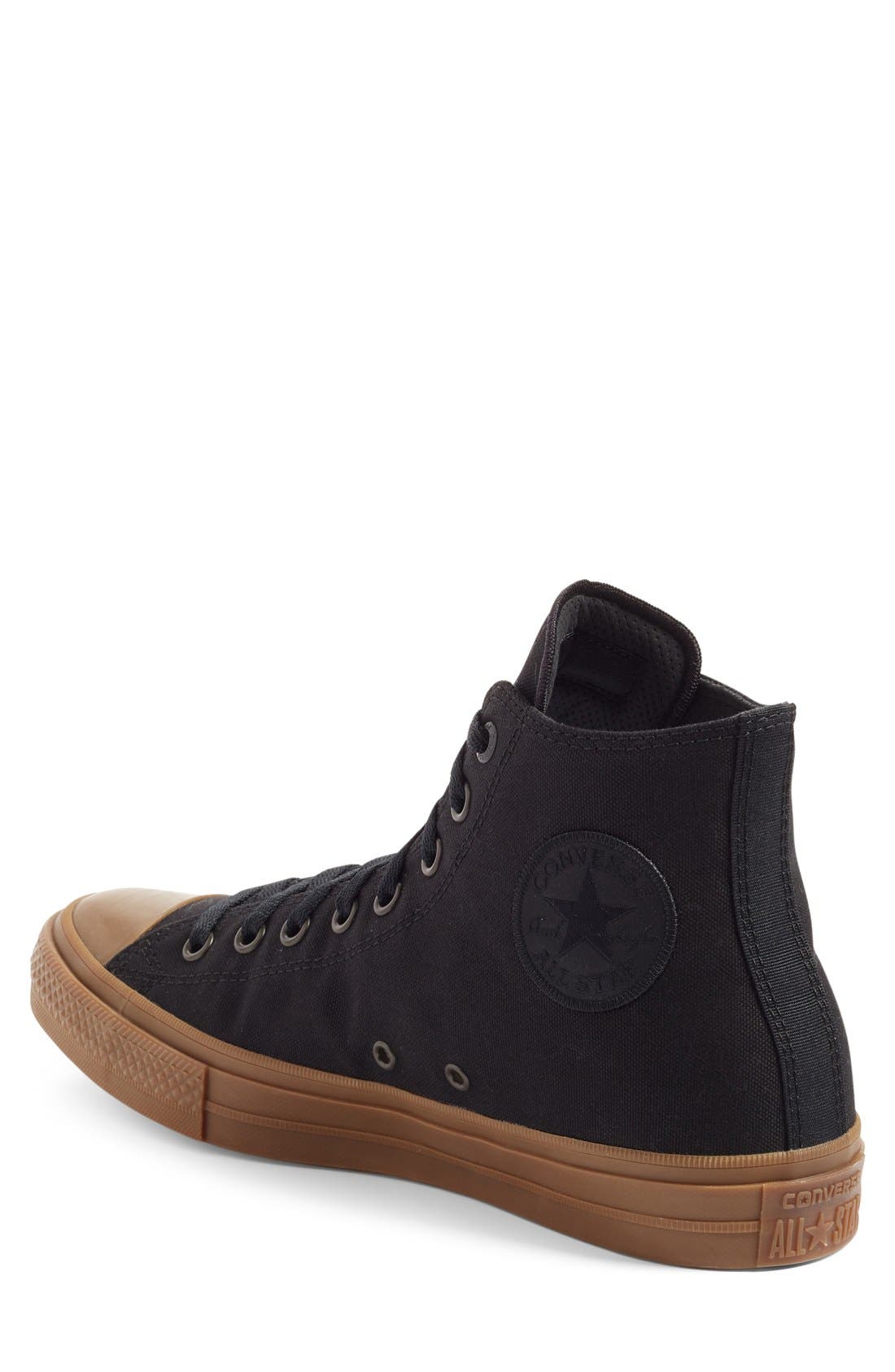 Chuck Taylor® All Star® II 'Ox' Canvas Sneaker, Alternate, color, WHITE/ WHITE/ GUM