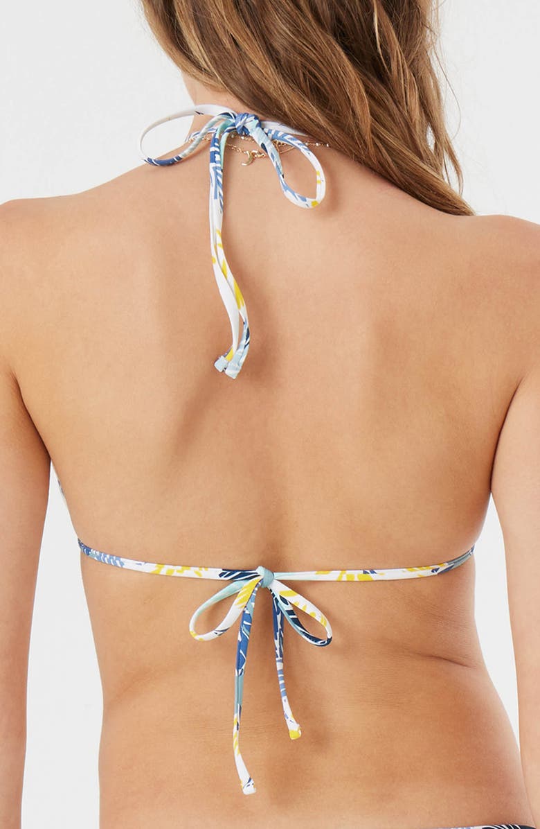 Roxy Tiki Triangle Reversible Bikini Top, Alternate, color,