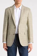 Brooks Brothers Linen & Wool Blend Two-Button Sport Coat