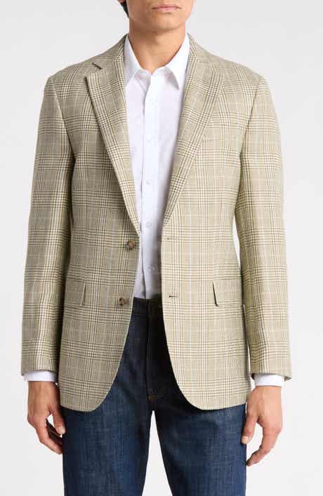 Brooks Brothers Linen & Wool Blend Two-Button Sport Coat