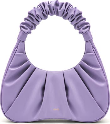 Gabbi Ruched Faux Leather Hobo