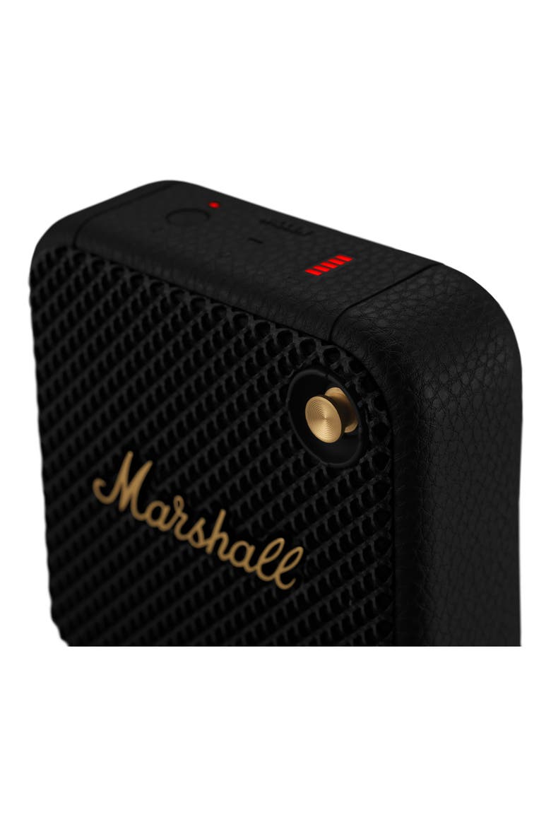 Willen Wireless Speaker, Alternate, color, BLACK/ BRASS