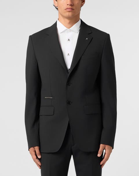Regular Fit Blazer Rever 2 Bottoni Men